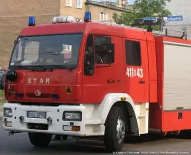 Strażacy sprawdzili obóz harcerski w Dąbrowie Górniczej. Liczyła się łączność