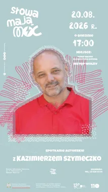 Kazimierz Szymeczko spotka się z czytelnikami na pikniku za biblioteką.